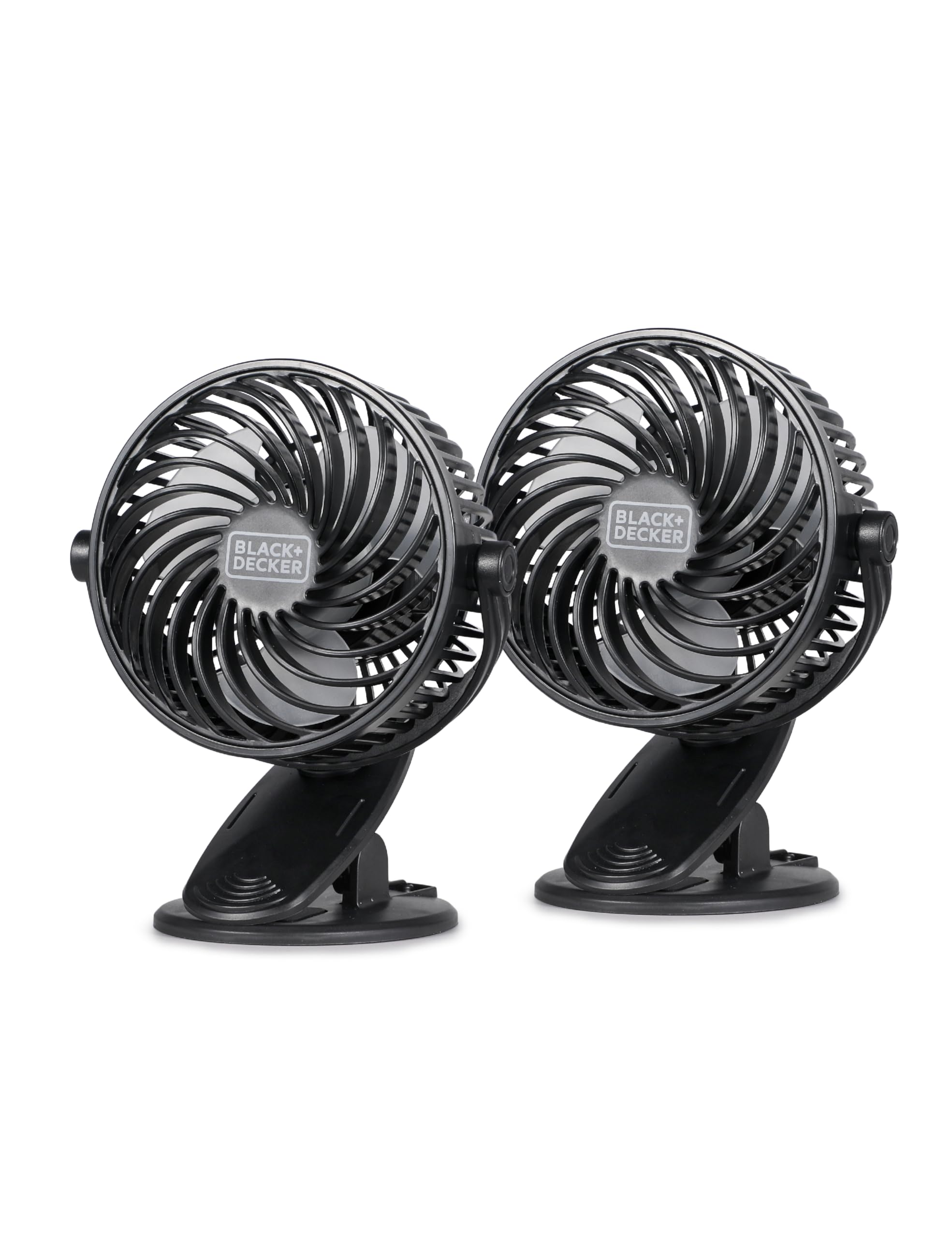 BLACK+DECKER 4" Multi-Use Portable Fan 2-Pack